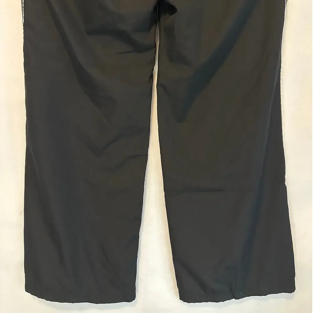 Nike Y2K Track Pants Boys L / Men's M Baggy Black Mesh Lined Athletic Dept
